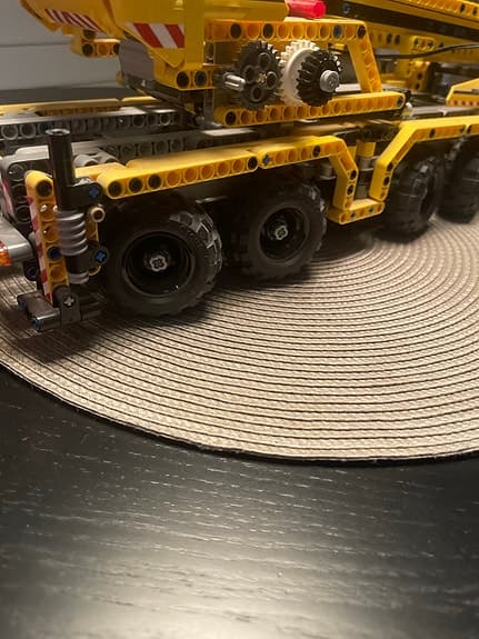 Lego Technic mobilkran gul