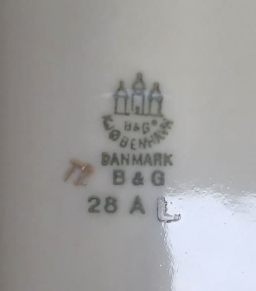 Vintage Tårt, assiettallrik B&G