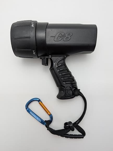 Underwater Kinetics Sunlight C8 - Dykarlampa Pistolgrepp - Testad & Fungerar