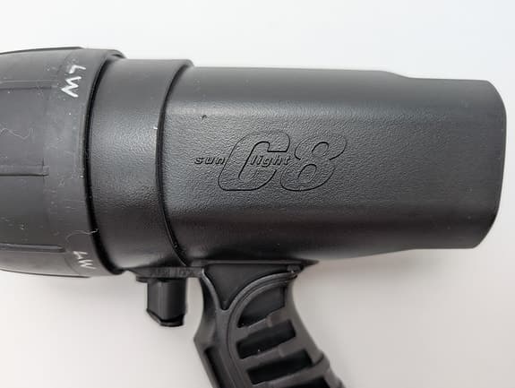 Underwater Kinetics Sunlight C8 - Dykarlampa Pistolgrepp - Testad & Fungerar