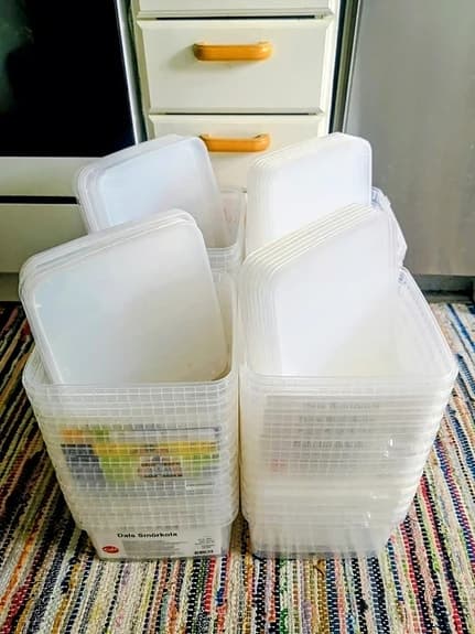 20st Förvaringslådor /Förvaringsboxar  3liter Med Lock