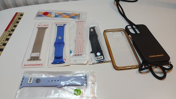 6 st apple watch armband 42/44 mm + 2 iphone 13 pro skal