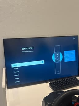 Samsung m5 32 tum monitor (Saknar fjärrkontroll men har knappar under tv)