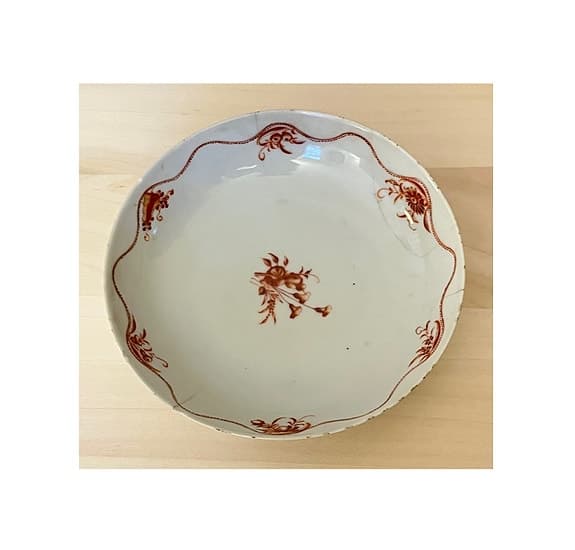 Antikt kinesiskt skålfat – Qianlong (1736–1795)