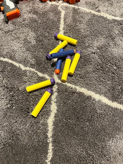 Nerf leksaksvapen set med pilar grön orange