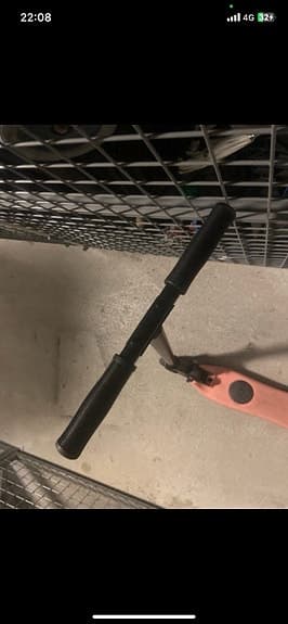 Sparkcykel trehjuling rosa