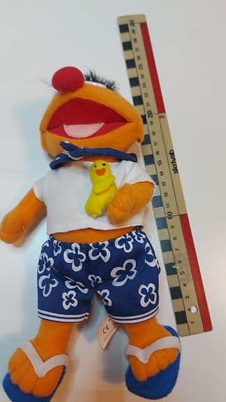 Sesame Street Ernie 2002 – Original Play By Play – 20 cm – Fint Skick