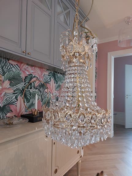 Kristallkrona taklampa kristallampa