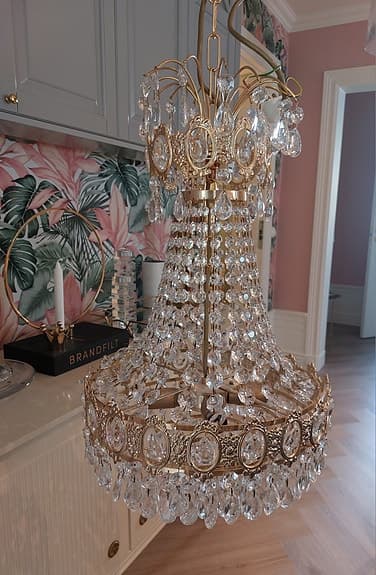 Kristallkrona taklampa kristallampa