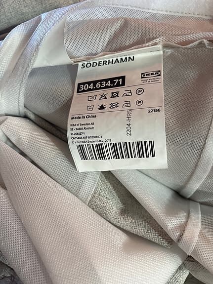 IKEA SÖDERHAMN soffklädsel gunnared beige