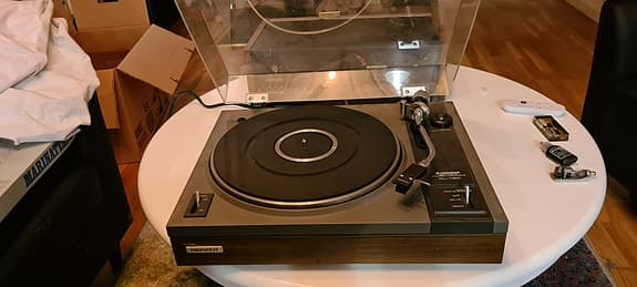 Förstärkare och skivspelare