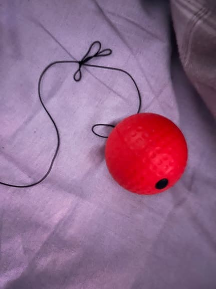 The Boxball boxboll träningsredskap svart röd