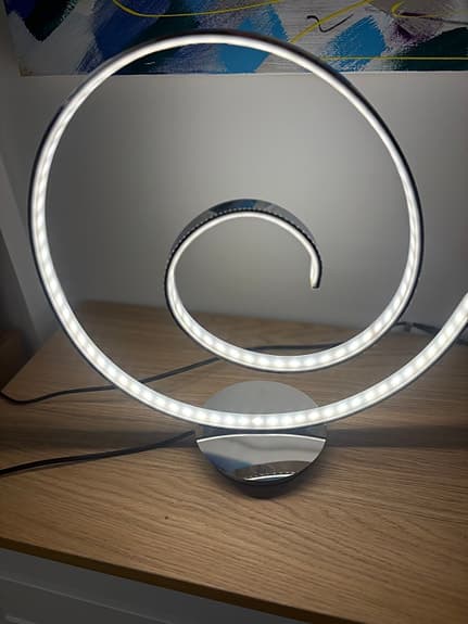 Bordslampa wofi silver