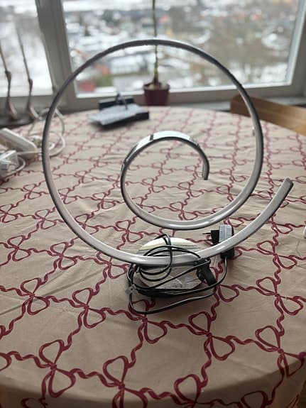 Bordslampa wofi silver