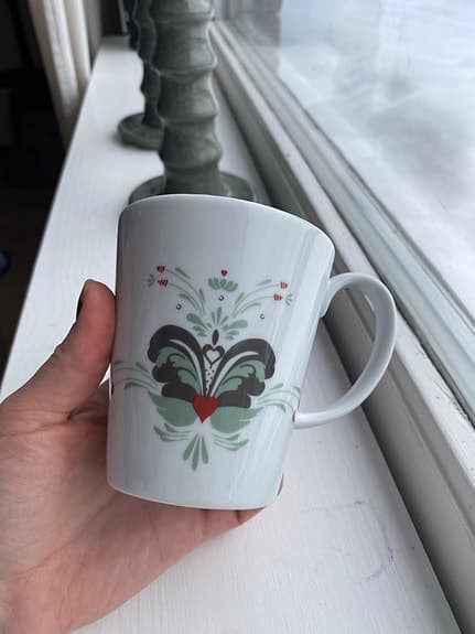 Anna Victoria Kaffekopp och skål