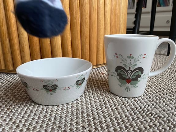 Anna Victoria Kaffekopp och skål
