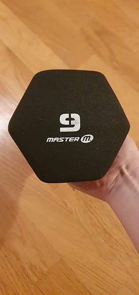 9kg neopren vikt hantel