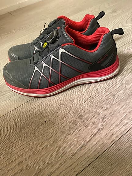 Gesto Free1 arbetsskor BOA grå/röd storlek 41