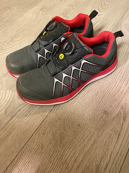 Gesto Free1 arbetsskor BOA grå/röd storlek 41