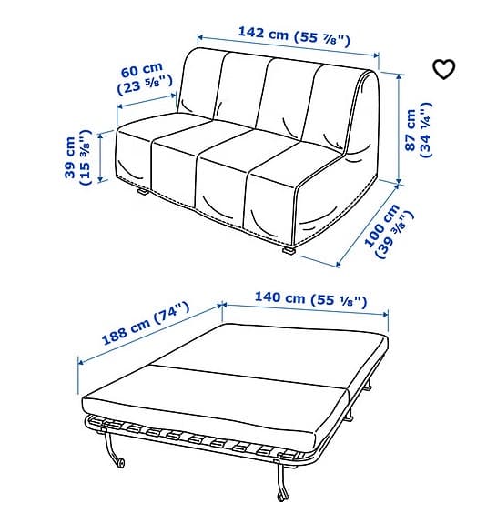 Bäddsoffa Lycksele