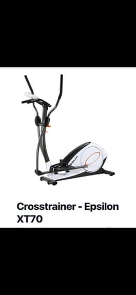 Epsilon crosstrainer elektronisk motståndsreglering 16 nivåer