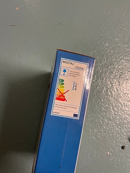 athena plafond westal 12w led