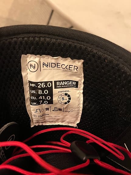 Nidecker Ranger snowboardboots 41 svart