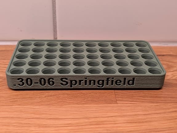 30-06 Springfield - laddbricka