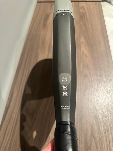 Head Speed padelracket droppform grå