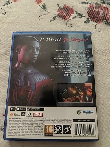 Marvel Spider-Man Miles Morales spel Playstation 5