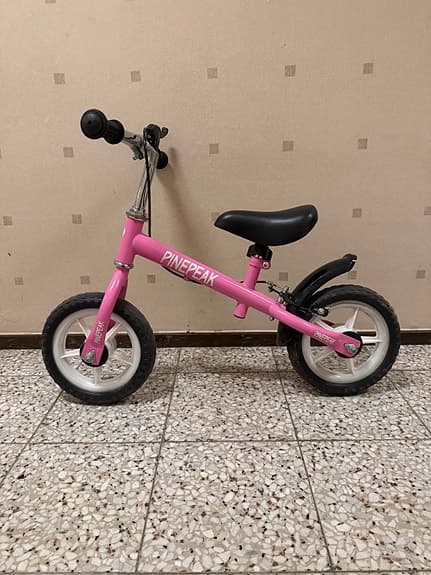 Pinepeak balanscykel 12" rosa barn