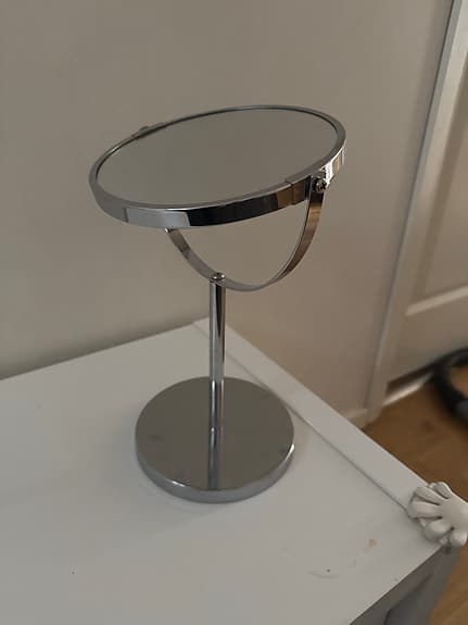 IKEA sminkspegel bordsspegel krom