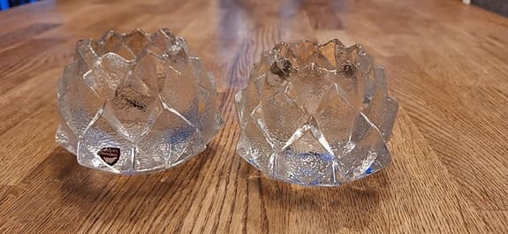 Ljusstakar i glas Nimbus kotten