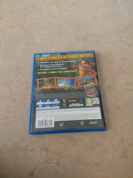 Playstation 4 Crash Bandicoot N. Sane Trilogy spel