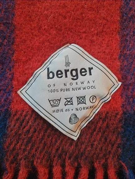 Ull pläd/filt Berger