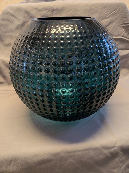 Eightmood Fiona vas i glas - petrolblå