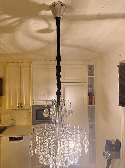 Modern kristallkrona