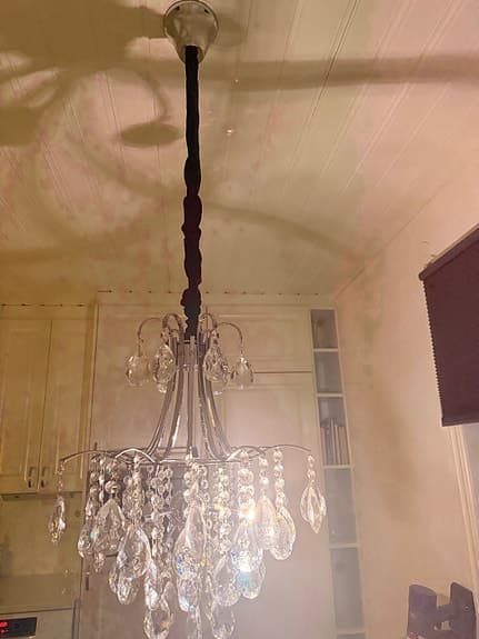 Modern kristallkrona