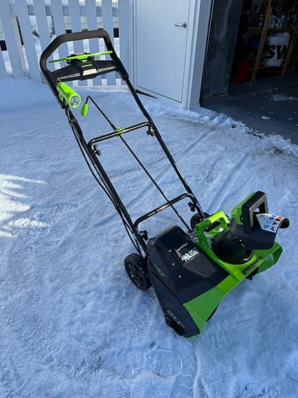 Snöslunga Greenworks GD40ST; 40 V
