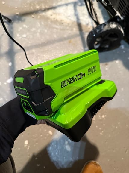 Snöslunga Greenworks GD40ST; 40 V
