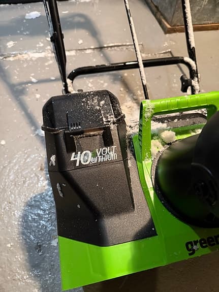 Snöslunga Greenworks GD40ST; 40 V