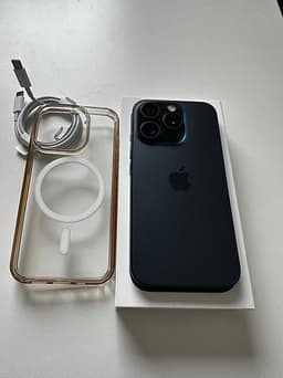 Apple iPhone 15 Pro smartphone 128 GB blå