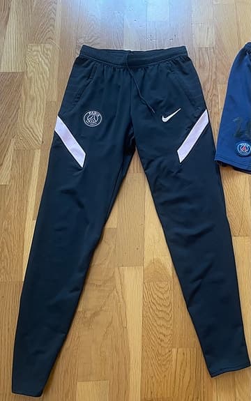Nike PSG fotbollsbyxor unisex XS svart