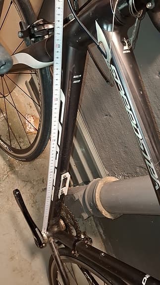 Scott aluminiumram inkl. framgaffel, sadel, styre m.m