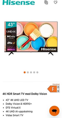 Hisense 43 tum