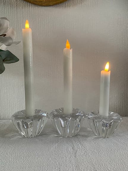 Orrefors ljusstakar "Blomman"