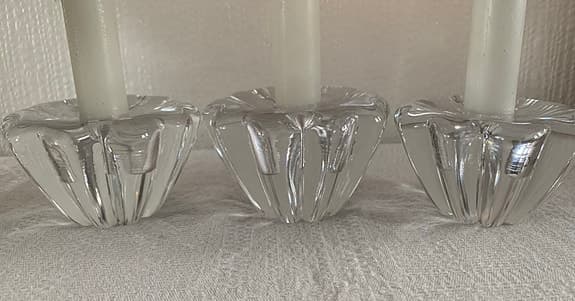 Orrefors ljusstakar "Blomman"