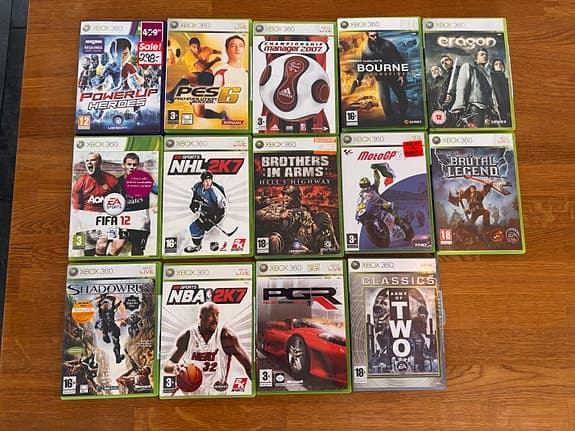 Blandade Xbox 360 spel paket
