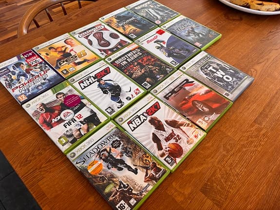 Blandade Xbox 360 spel paket