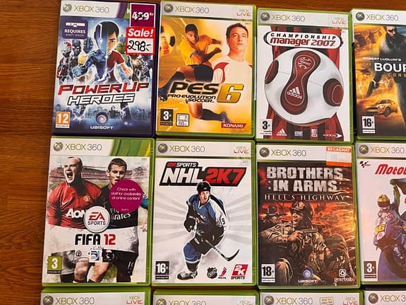 Blandade Xbox 360 spel paket